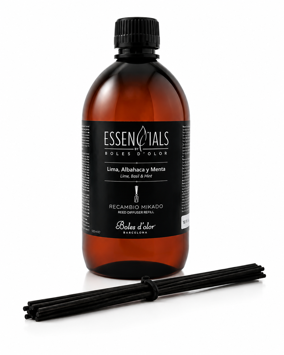 Lima, Albahaca y Menta Recambio Mikado Essencials 500 ml | Boles d'olor | Muebles Elbume