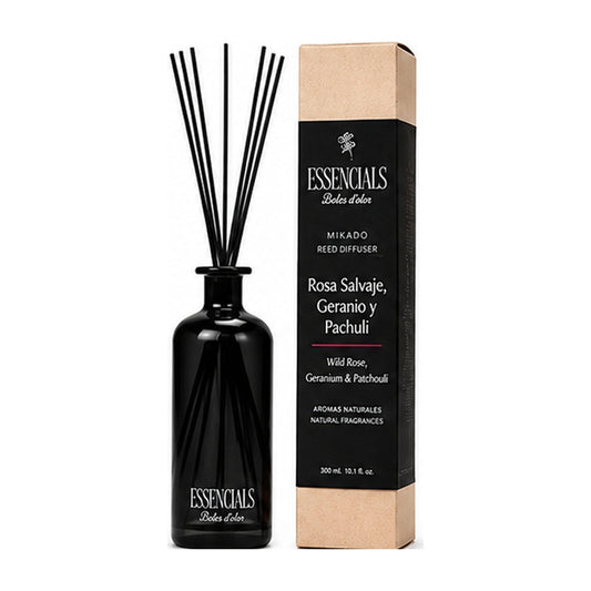 Rosa Salvaje, Geranio y Pachuli Mikado Essencials 300 ml | Boles d'olor | Muebles Elbume