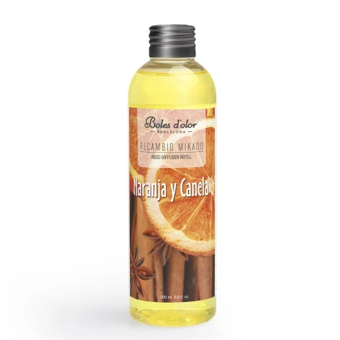 Naranja Y Canela Recambio De Mikado 200 Ml | Boles d'olor | Muebles Elbume