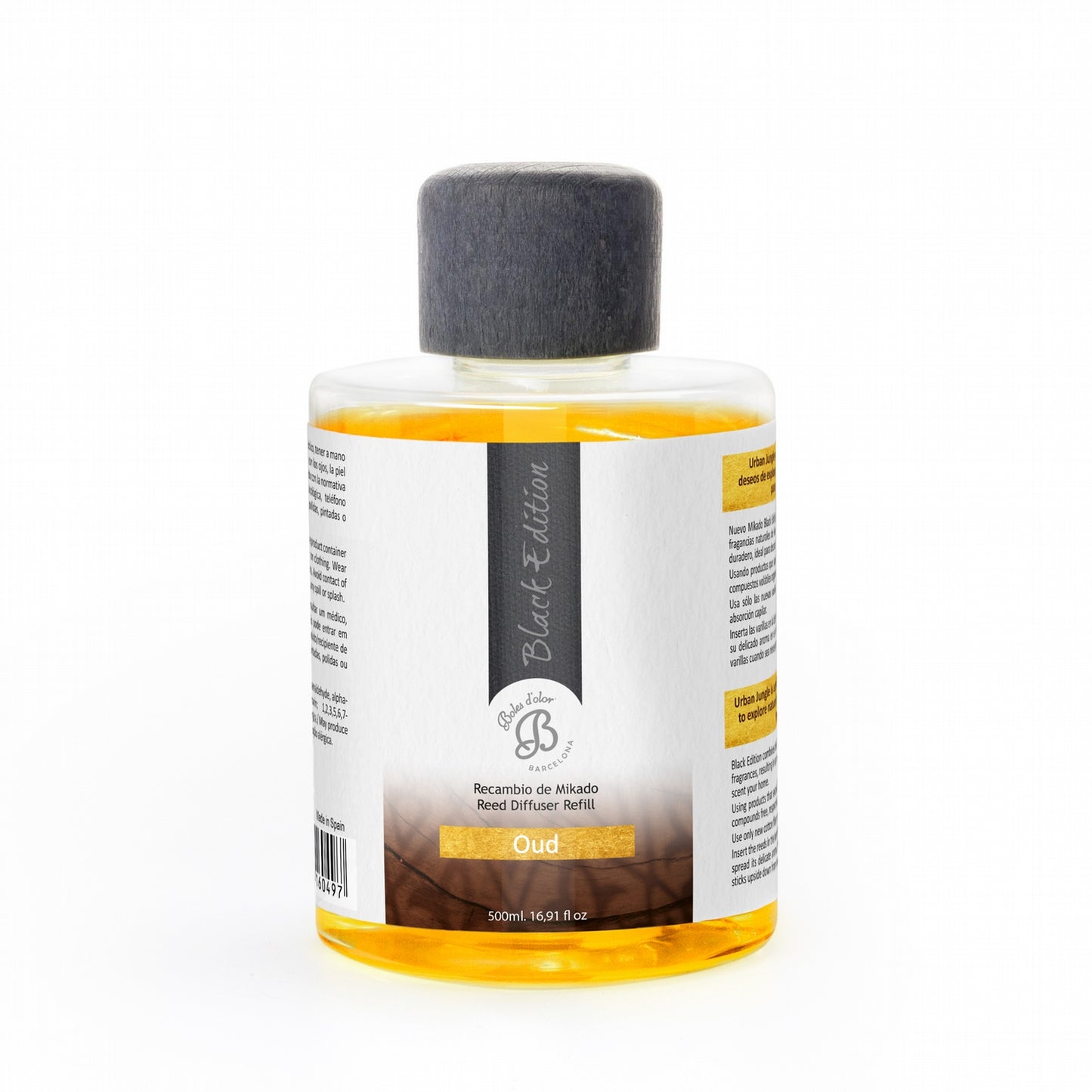 Oud Recambio Mikado Black Edition 500 ml | Boles d'olor | Muebles Elbume
