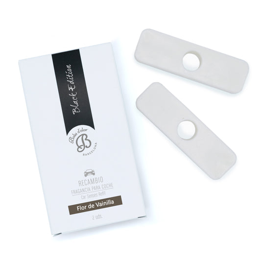 Flor de Vainilla Recambio Car Senses Black Edition 2 unidades | Boles d'olor | Muebles Elbume