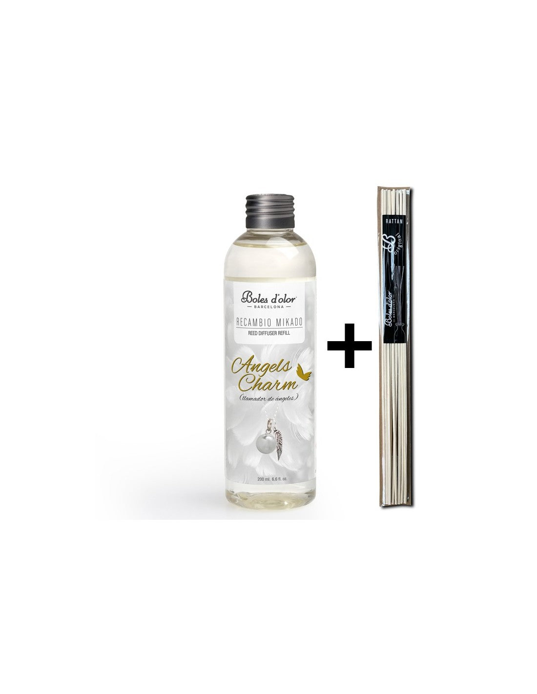 Angels Charm Recambio Mikado Ambients 200 ml con varillas | Boles d'olor | Muebles Elbume