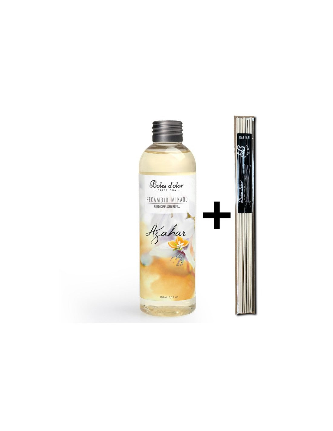 Azahar Recambio Mikado Ambients 200 ml con varillas | Boles d'olor | Muebles Elbume