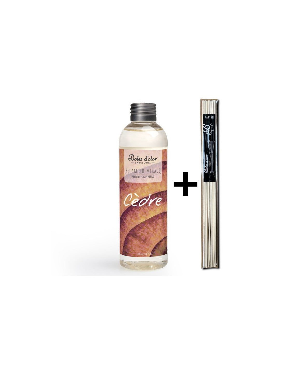 Cèdre Recambio Mikado Ambients 200 ml con varillas | Boles d'olor | Muebles Elbume