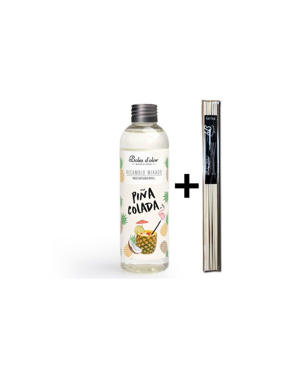 Piña Colada Recambio Mikado Ambients 200 ml con varillas | Boles d'olor | Muebles Elbume