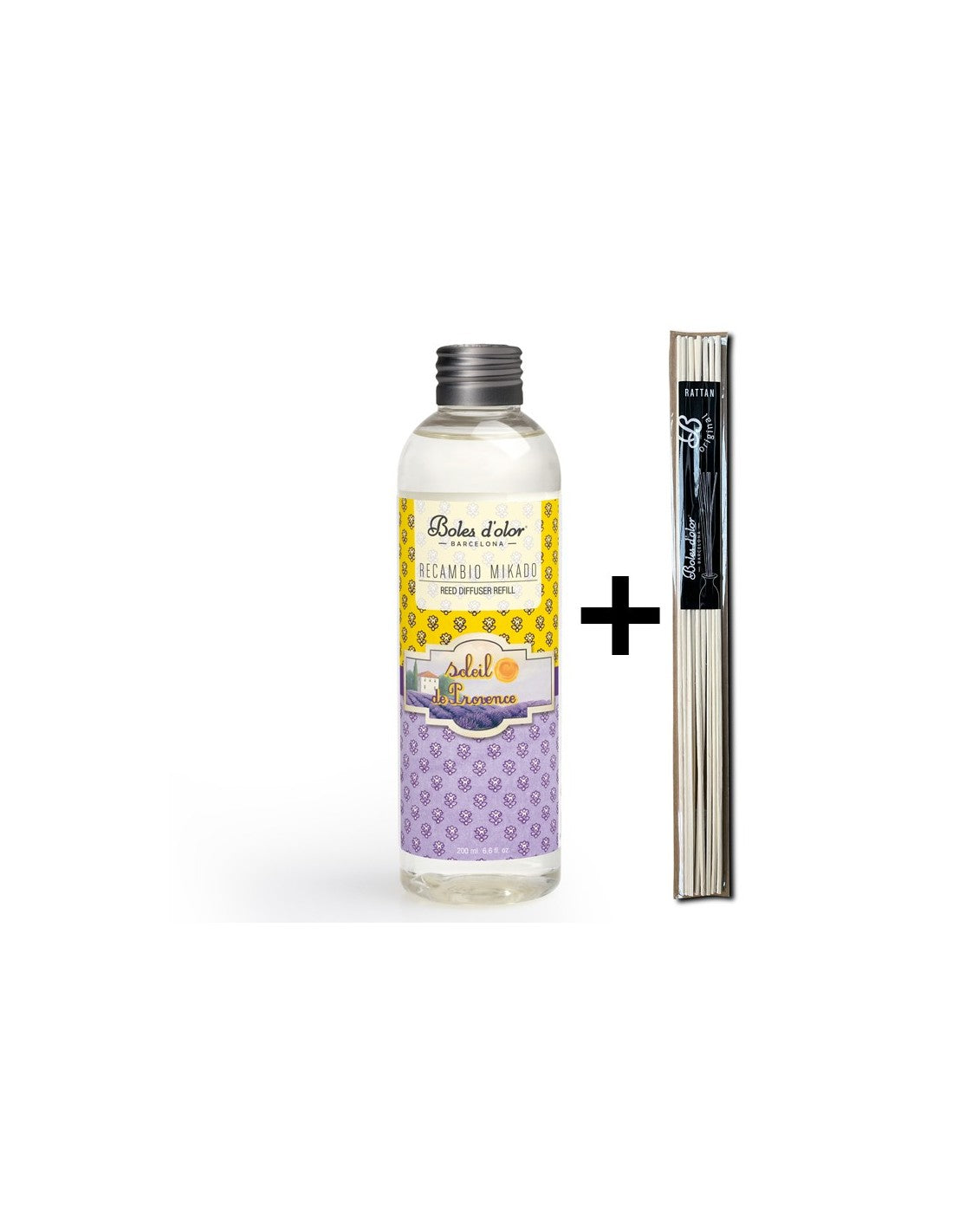 Soleil de Provence Recambio Mikado Ambients 200 ml con varillas | Boles d'olor | Muebles Elbume
