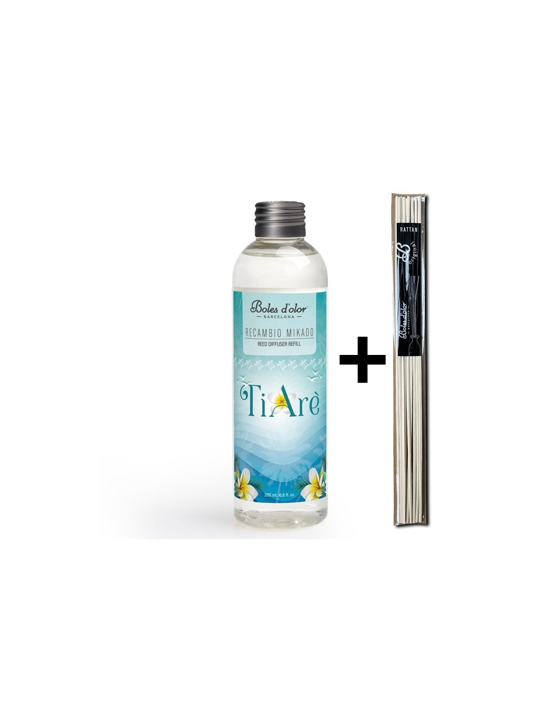 Tiarè Recambio Mikado Ambients 200 ml con varillas | Boles d'olor | Muebles Elbume