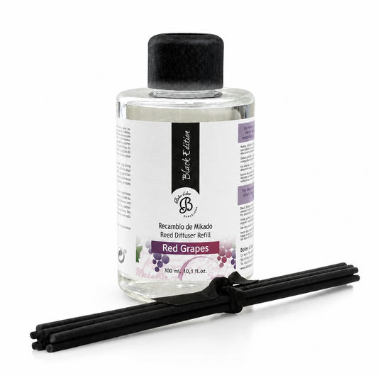 Red Grapes Recambio Mikado Black Edition 300 ml | Boles d'olor | Muebles Elbume