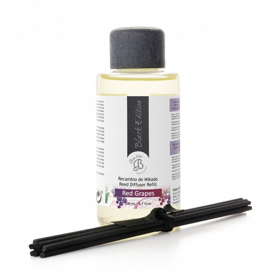 Red Grapes Recambio Mikado Black Edition 200 ml | Boles d'olor | Muebles Elbume