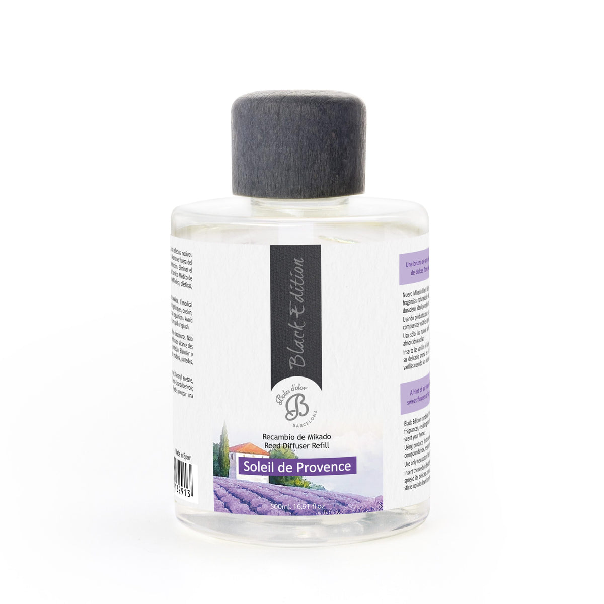 Soleil de Provence Recambio Mikado Black Edition 500 ml | Boles d'olor | Muebles Elbume