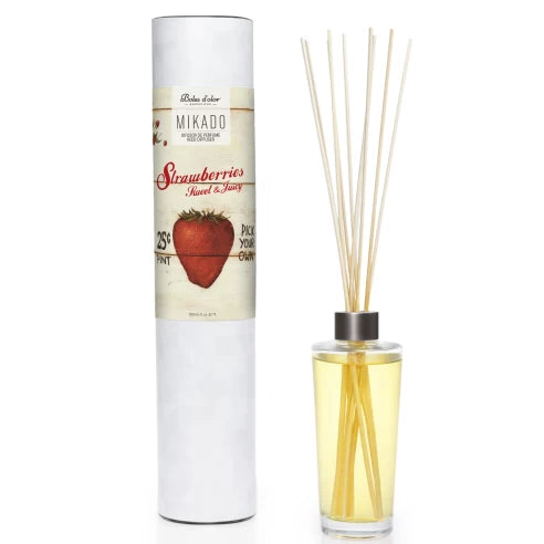 Strawberries, Sweet & Juicy Mikado 200 ml | Boles d'olor | Muebles Elbume