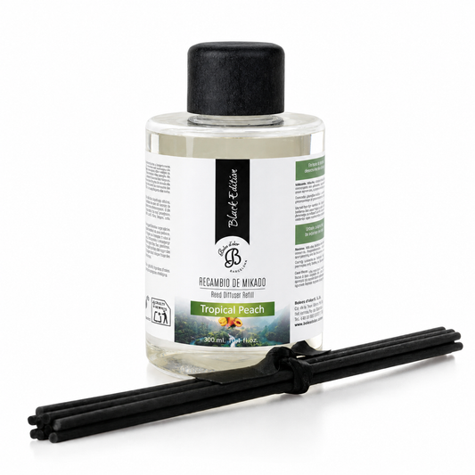 Tropical Peach Recambio Mikado Black Edition 300 ml | Boles d'olor | Muebles Elbume
