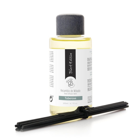 Tuberose Recambio Mikado Black Edition 200 ml | Boles d'olor | Muebles Elbume