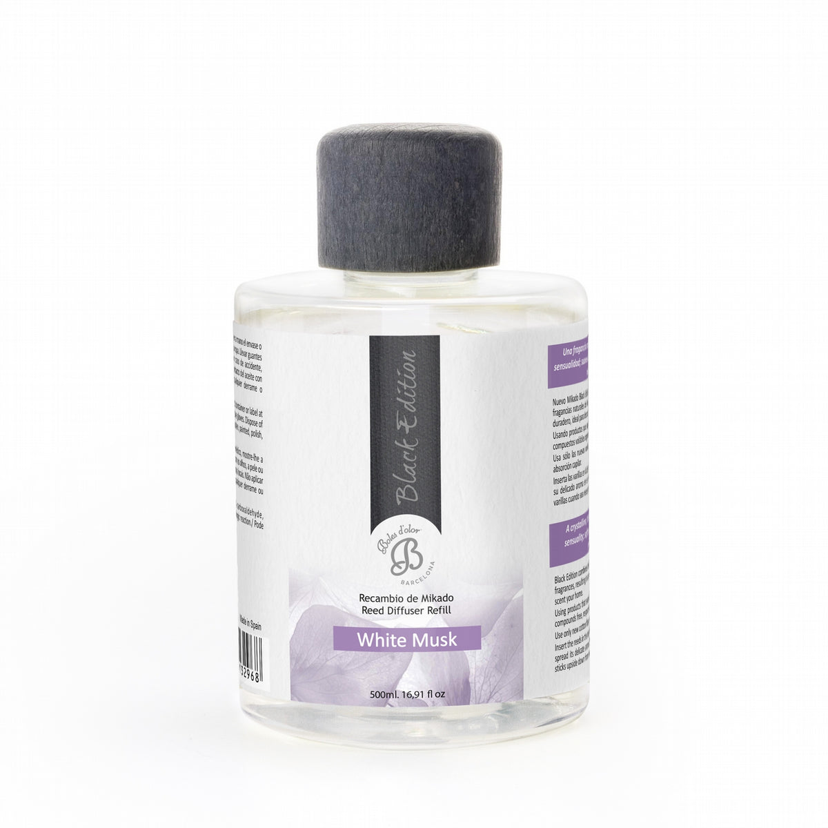 White Musk Recambio Mikado Black Edition 500 ml | Boles d'olor | Muebles Elbume