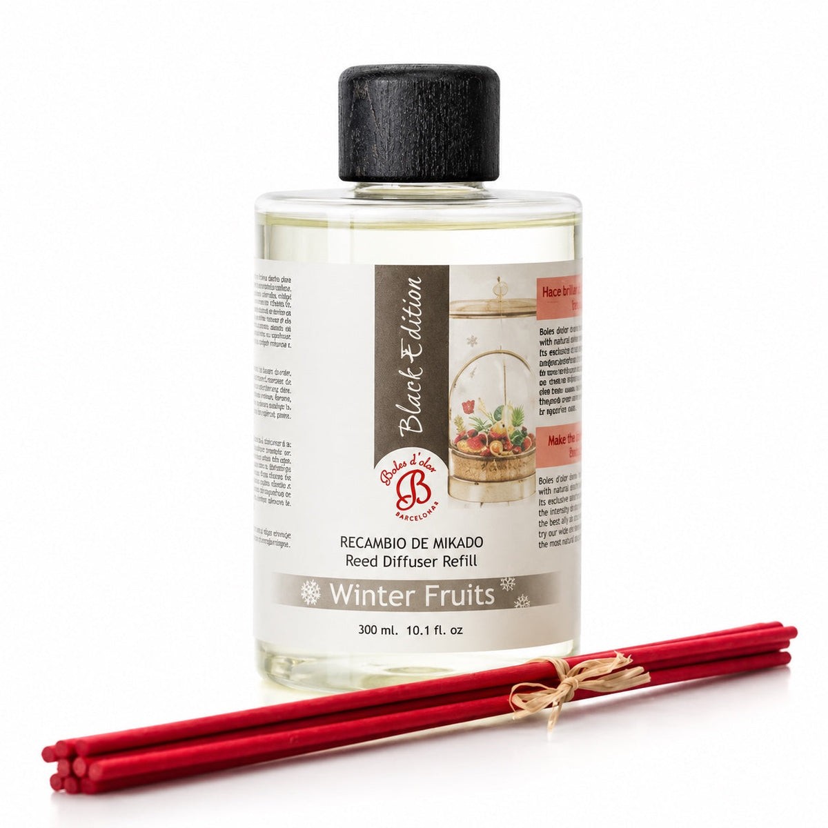 Winter Fruits Recambio Mikado Black Edition 300 ml | Boles d'olor | Muebles Elbume